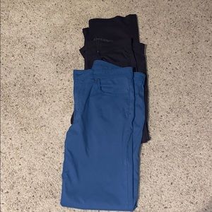 2pr men’s prAna Brion slim fit breathe pants 36X32